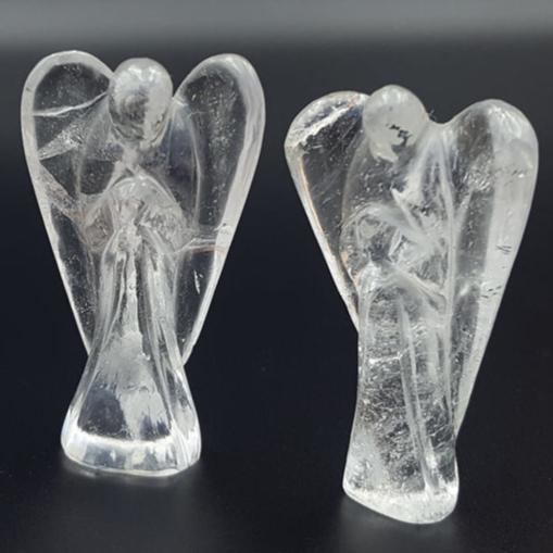 Beautiful Natural Clear Quartz Crystal Angels Pairs 2'' inches