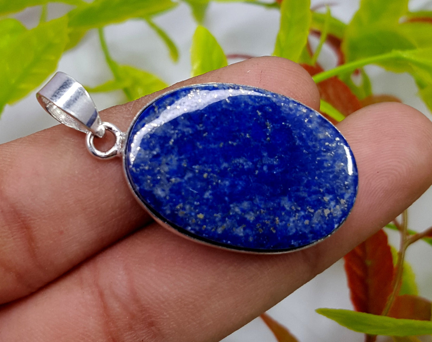 Lapis Lazuli 925 Sterling Silver Pendant Handmade Silver Jewelry Birthday Gift For Women/girls/