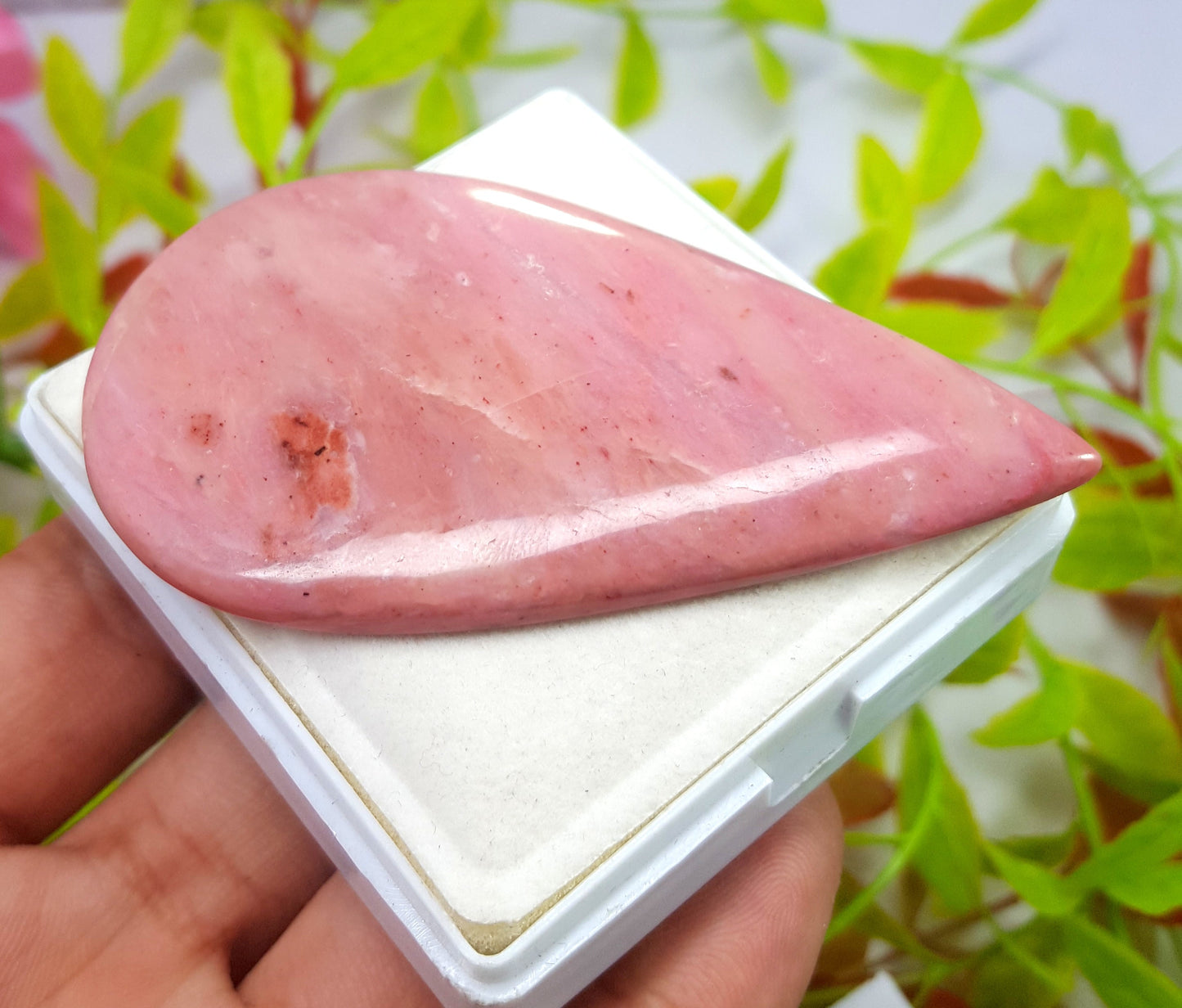 Natural Rhodochrosite Gemstone, Rhodochrosite Cabochon, Handmade Polish Cabochons,