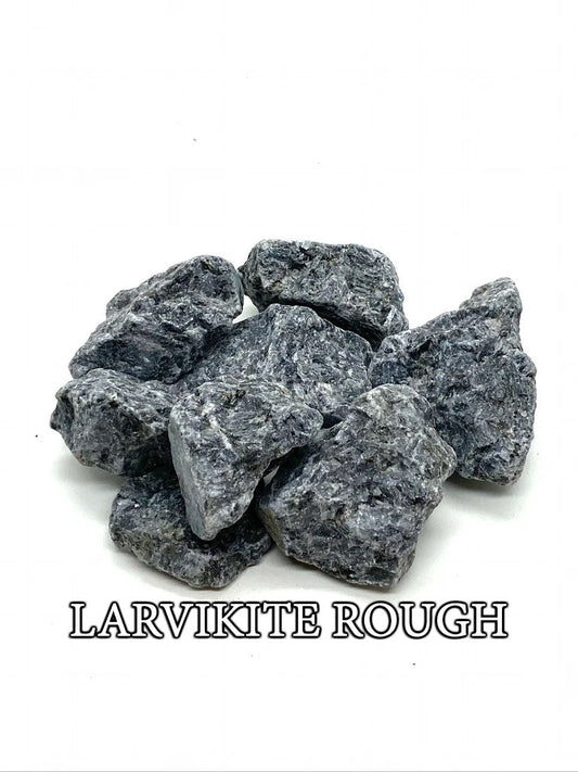 Larvikite Raw Crystal Stone -