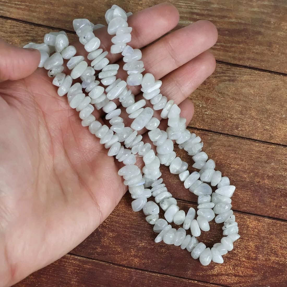 Moonstone Uncut Mala