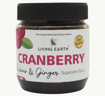 Cranberry | Raisins & Ginger 425 Grams (Living Earth)