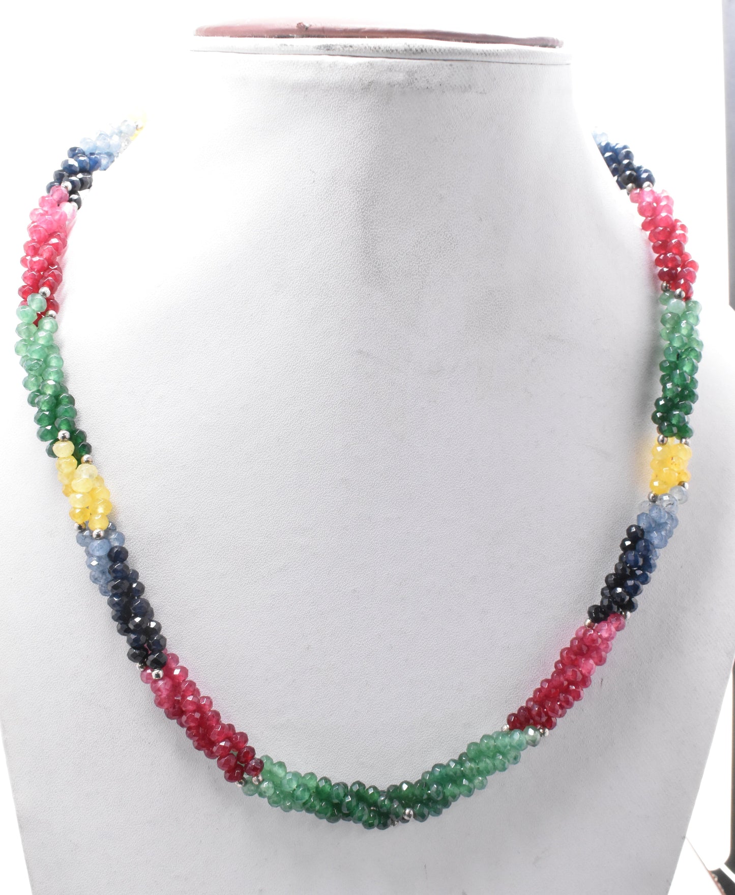 multi Color twisted fancy  necklace jewelry