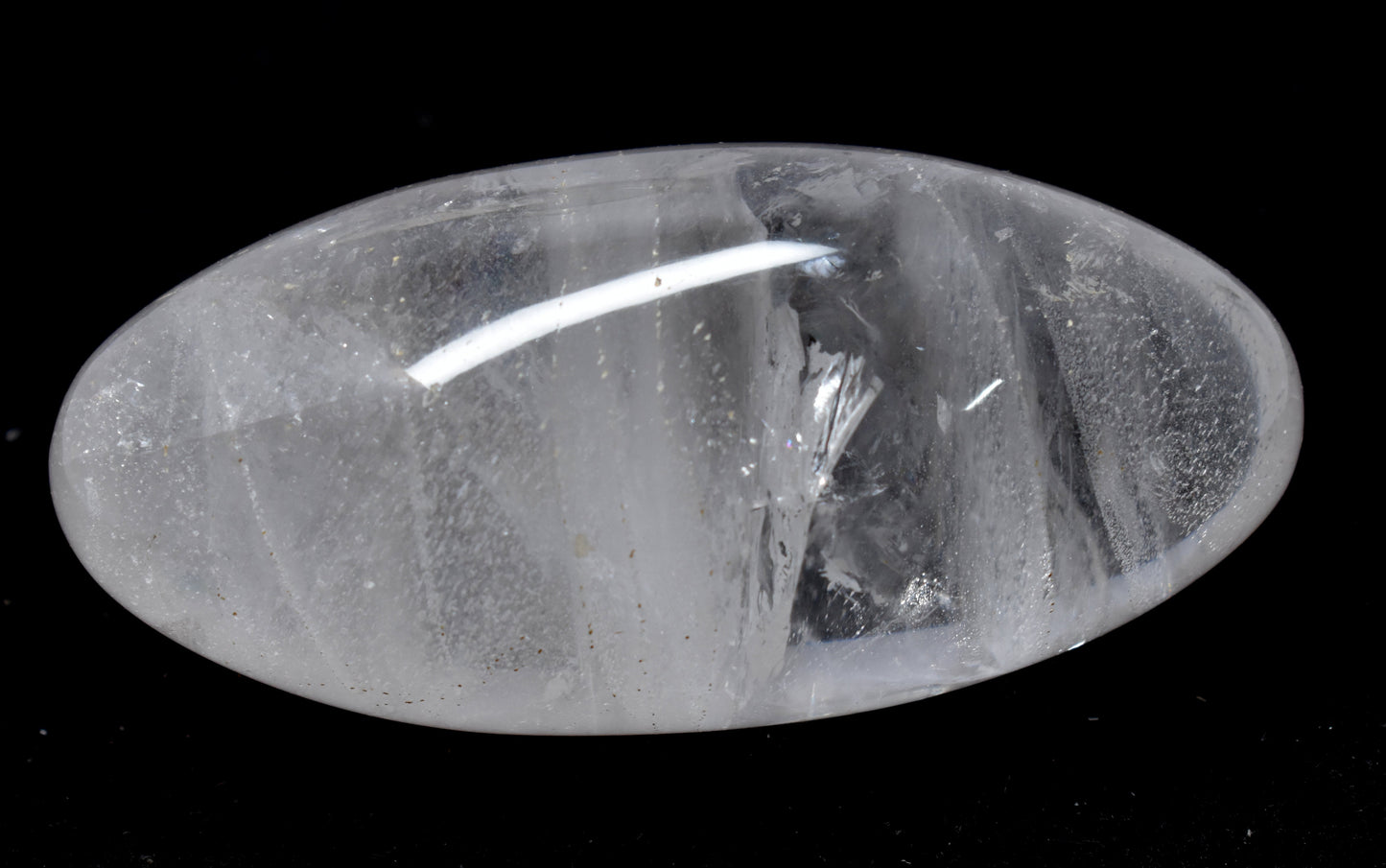 Crystal Shiva Lingam, Rare Solid Crystal Quartz Lingam Energy Balancing, {715.00 Gram}