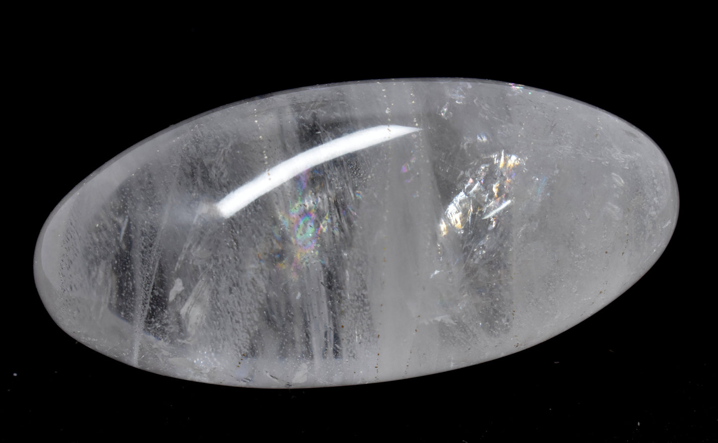 Crystal Shiva Lingam, Rare Solid Crystal Quartz Lingam Energy Balancing, {715.00 Gram}