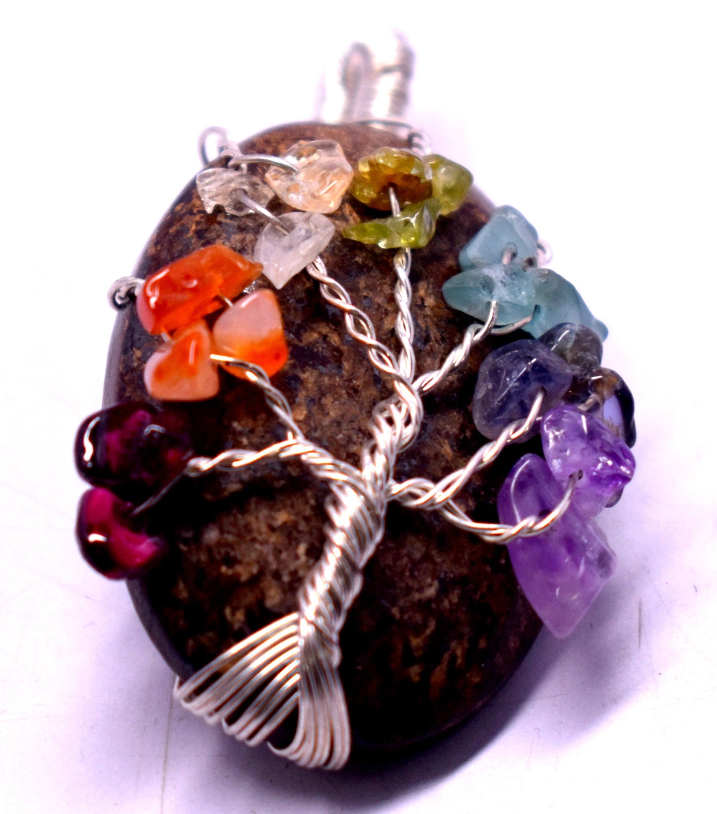 Jasper Wire Wrapped Pendent