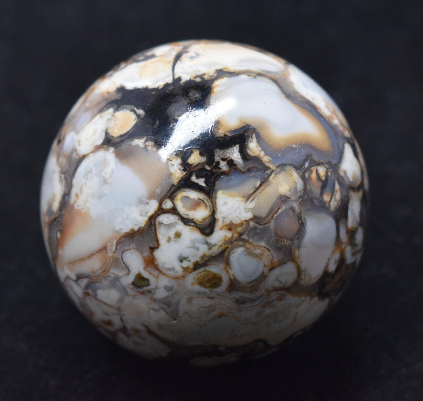 Natural Colorful King Cobra Jasper Crystal Ball, {310.10 Gram}