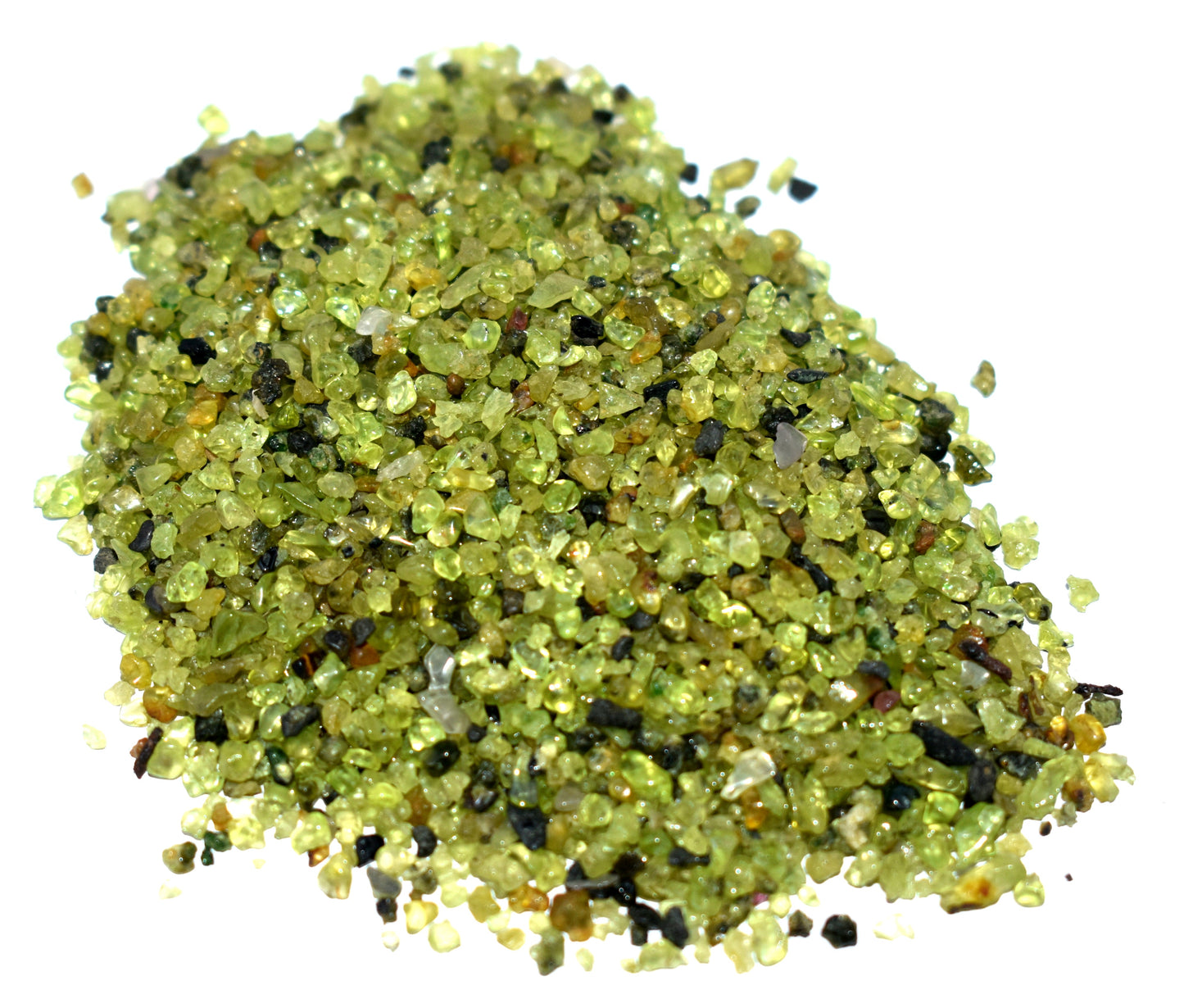 Peridot Chips Raw Crystal Stone,