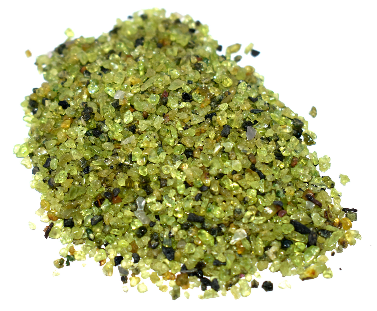 Peridot Chips Raw Crystal Stone,