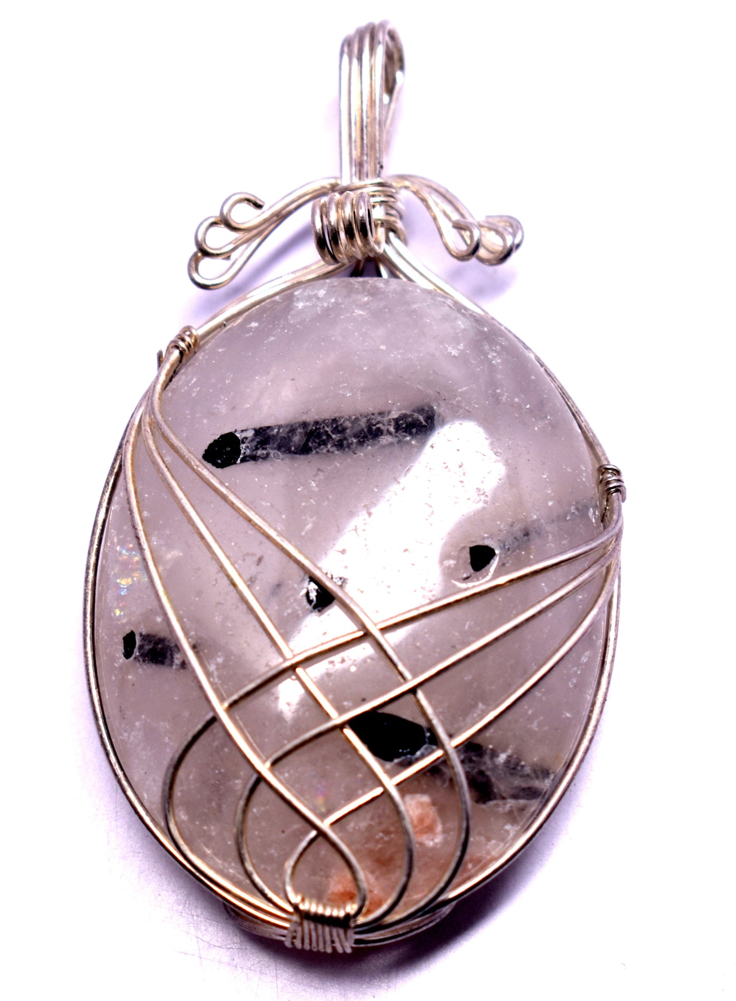 Rutile Wire Wrapped Pendent