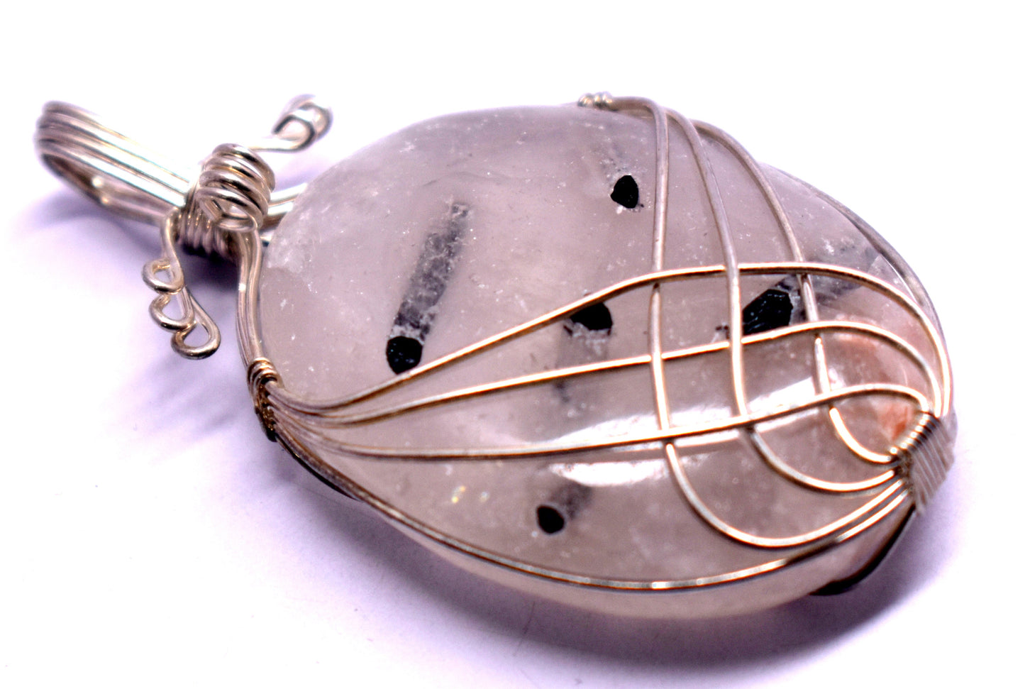 Rutile Wire Wrapped Pendent