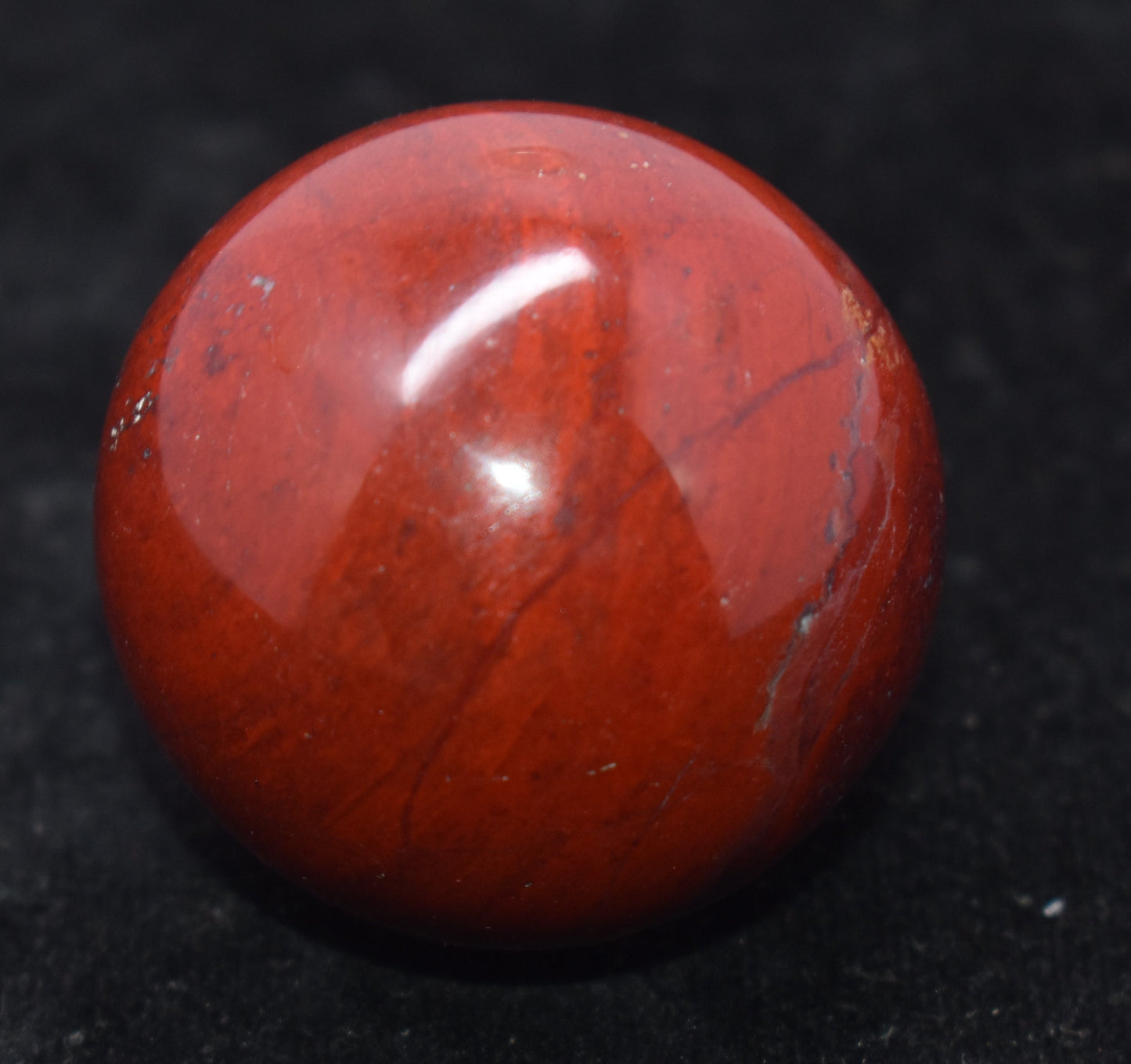 Natural Red Jasper Crystal Ball, {102.20 Gram}