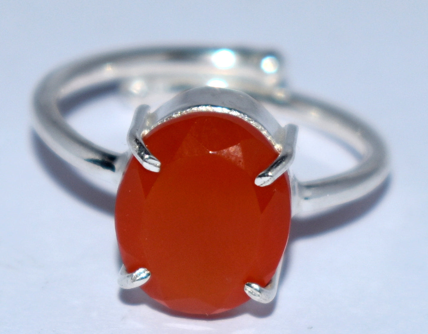 Carnelian Adjustable Ring, {3.14 Gram}