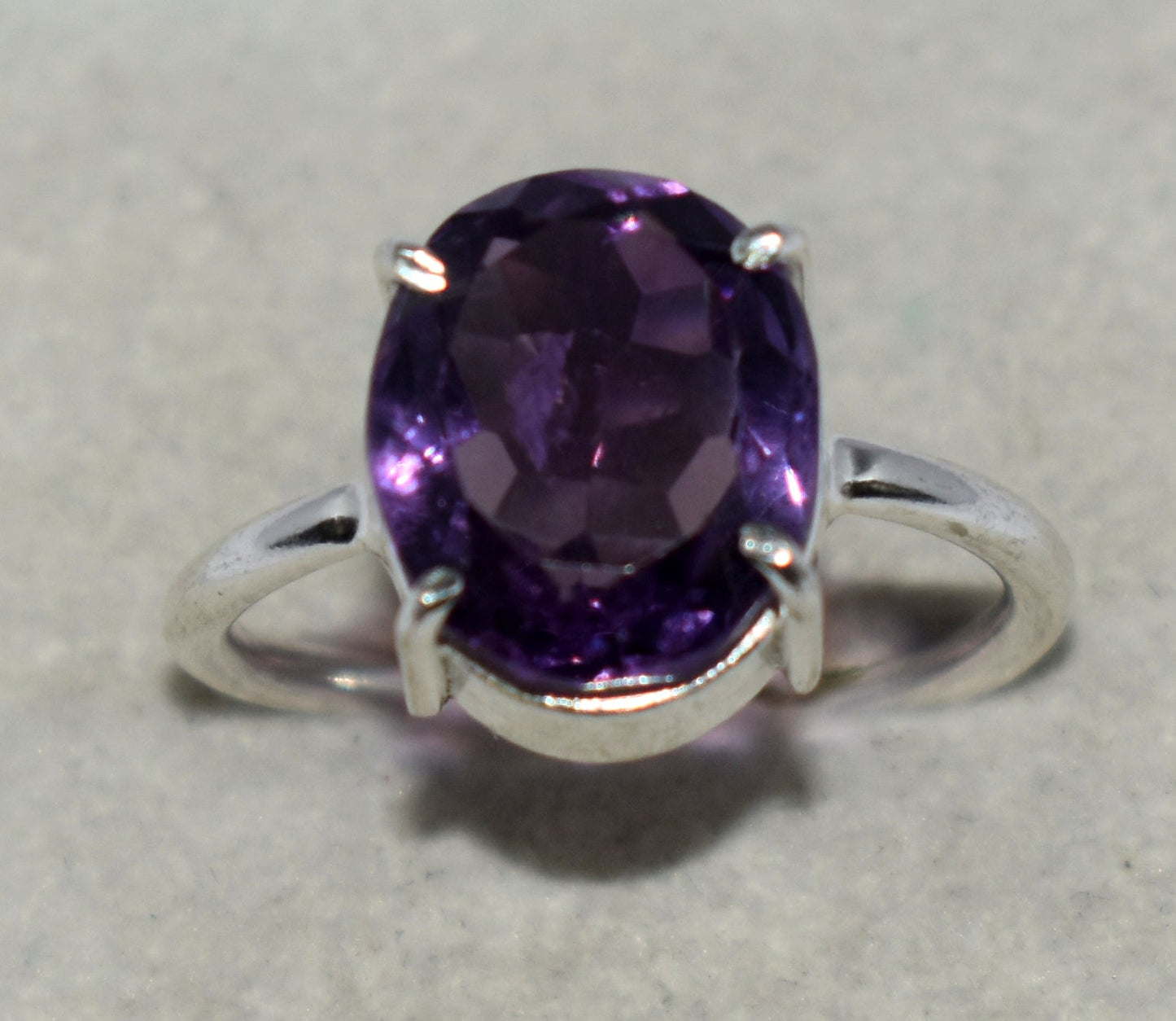 Amethyst Gemstone Ring