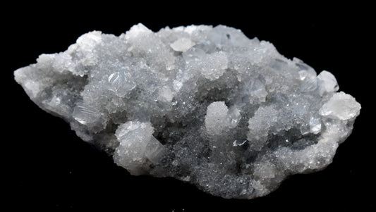 Apophyllite on Quartz Druzy