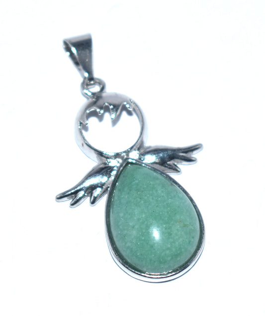 Green Aventurine Locket, {Weight - 5.40 Gram}