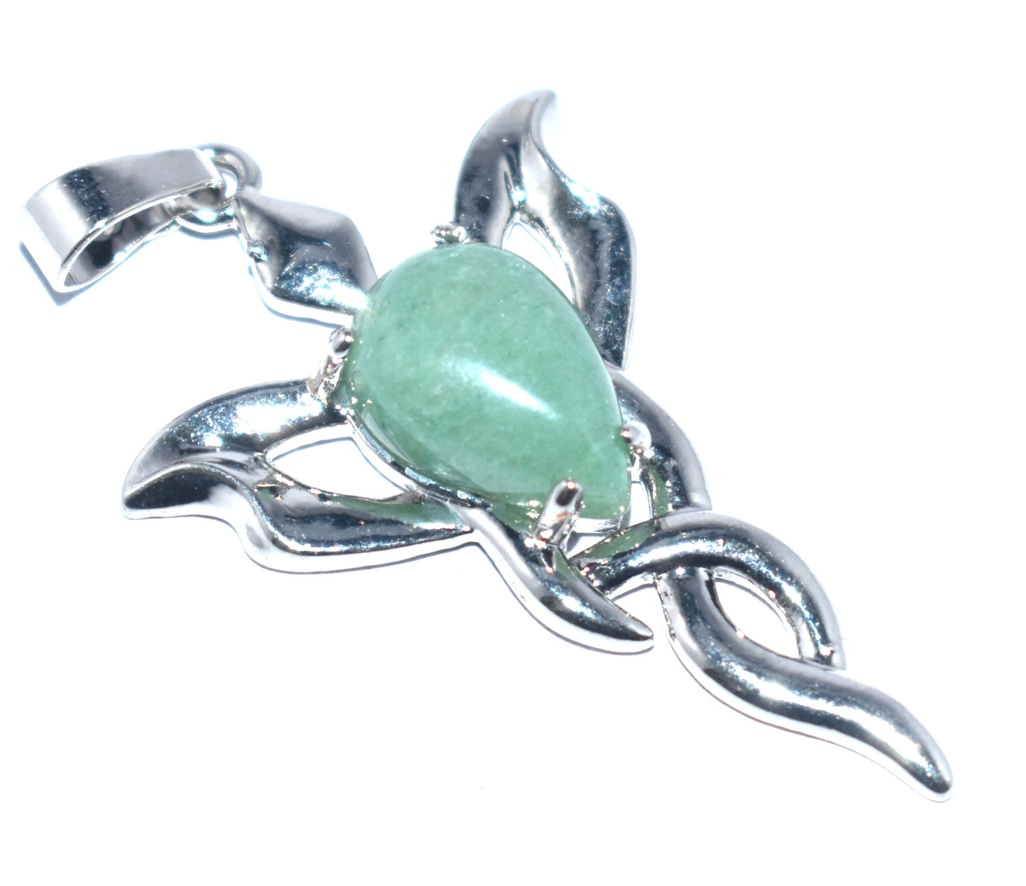 Beautiful Green Aventurine Locket, {Weight - 5.40 Gram}