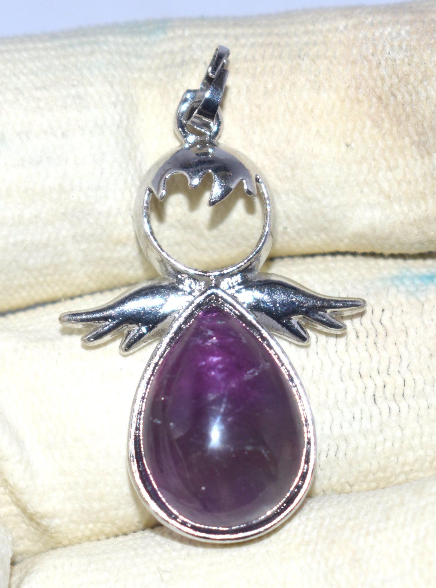 Amethyst Locket, {Weight - 5.40 Gram}