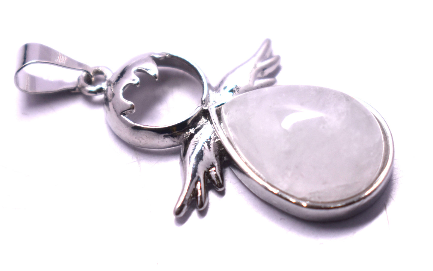 White Crystal Locket, {Weight - 5.50 Gram}