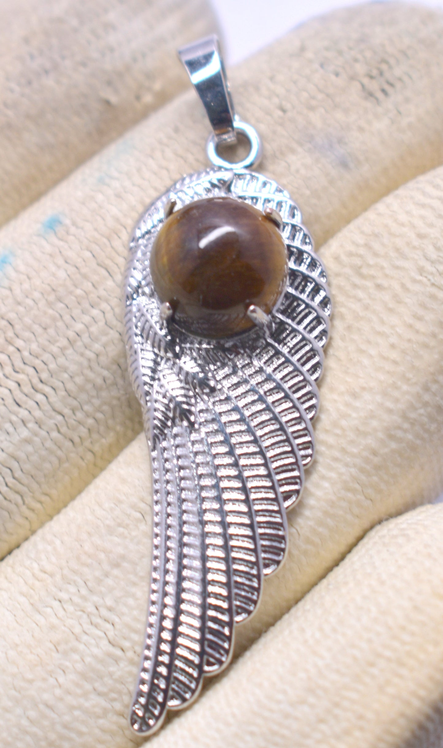 Tiger Eye Locket, {Weight - 4.50 Gram}