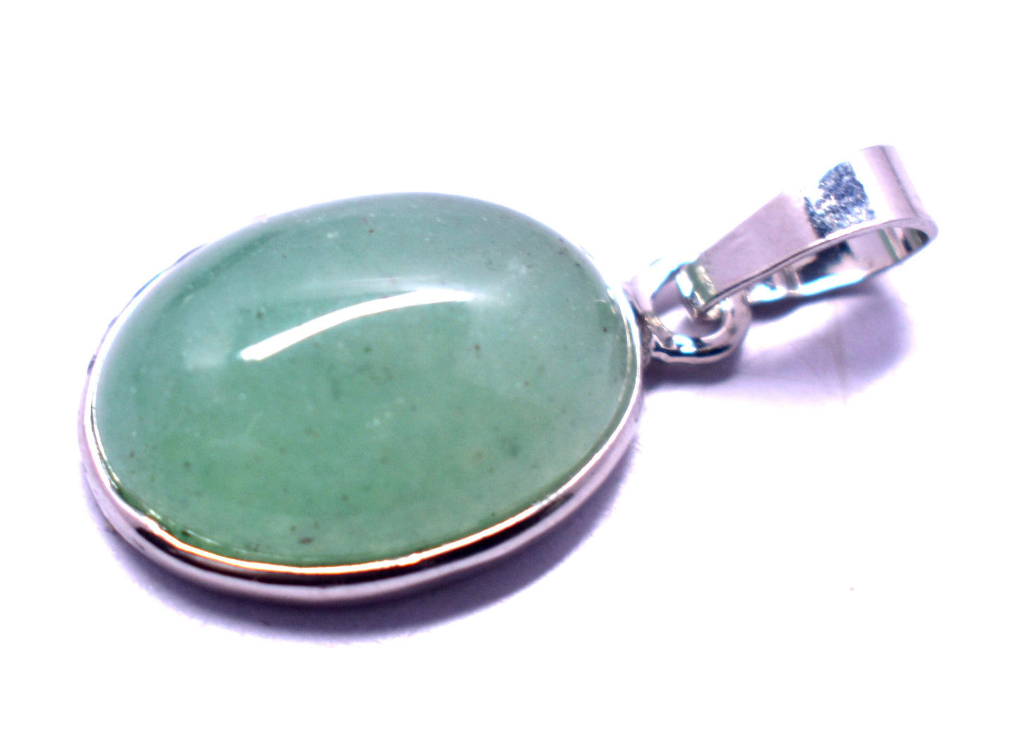 Beautiful Green Aventurine Locket, {Weight - 3.30 Gram}