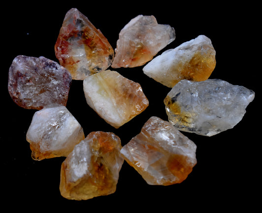 Natural Citrine Crystal Rough Chunks