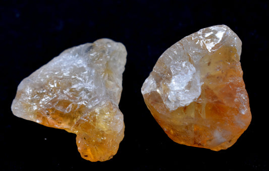 Natural Citrine Crystal Rough Chunks