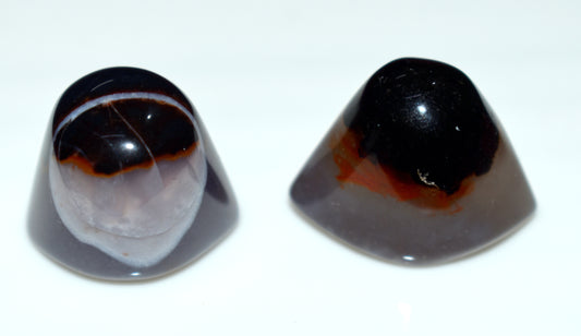 Black Shiva Third Eye Agate Natural Stonev