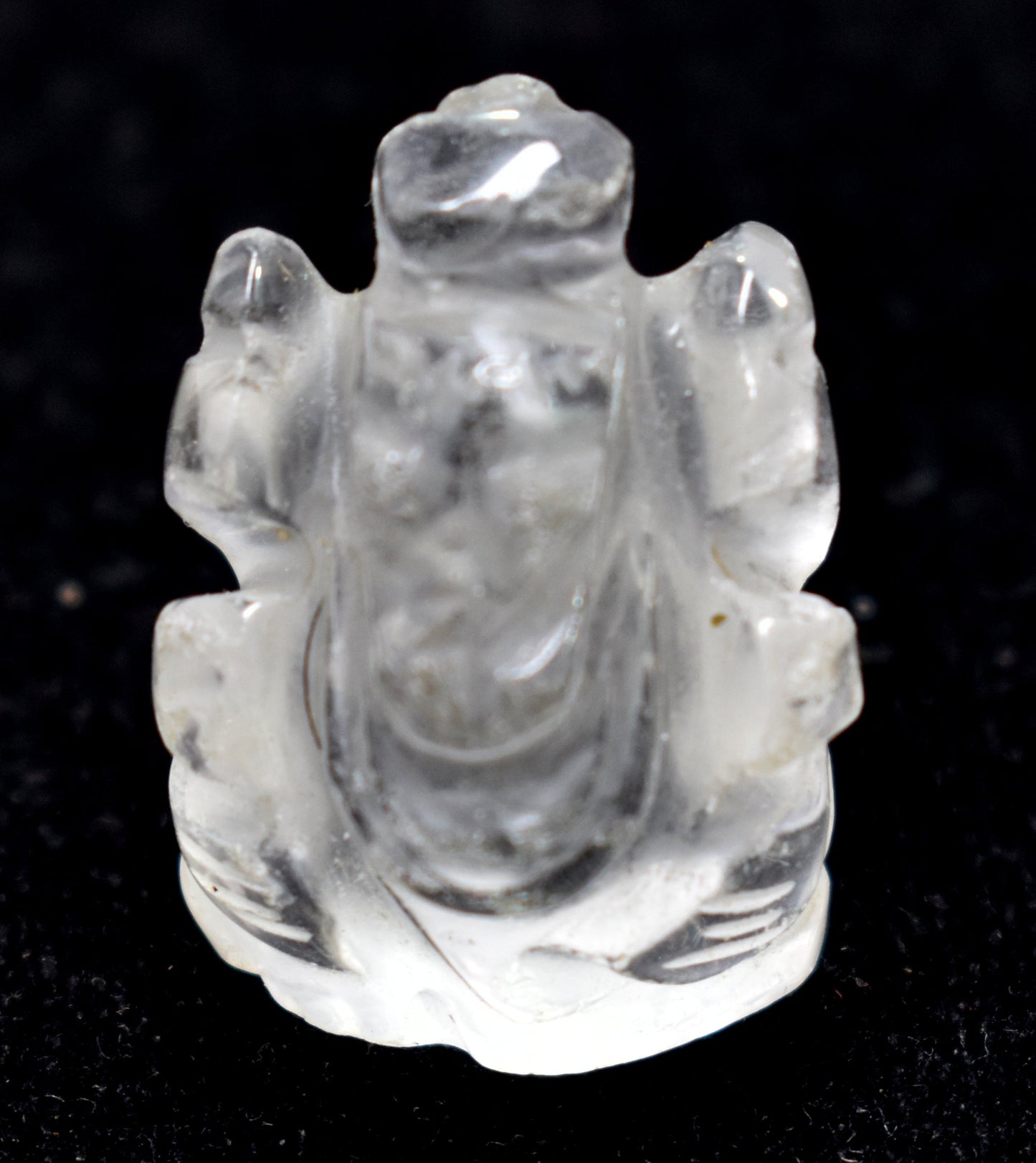 Crystal Ganesh - Lord Ganesh Statue, Crystal Carving, {15.00 Gram}