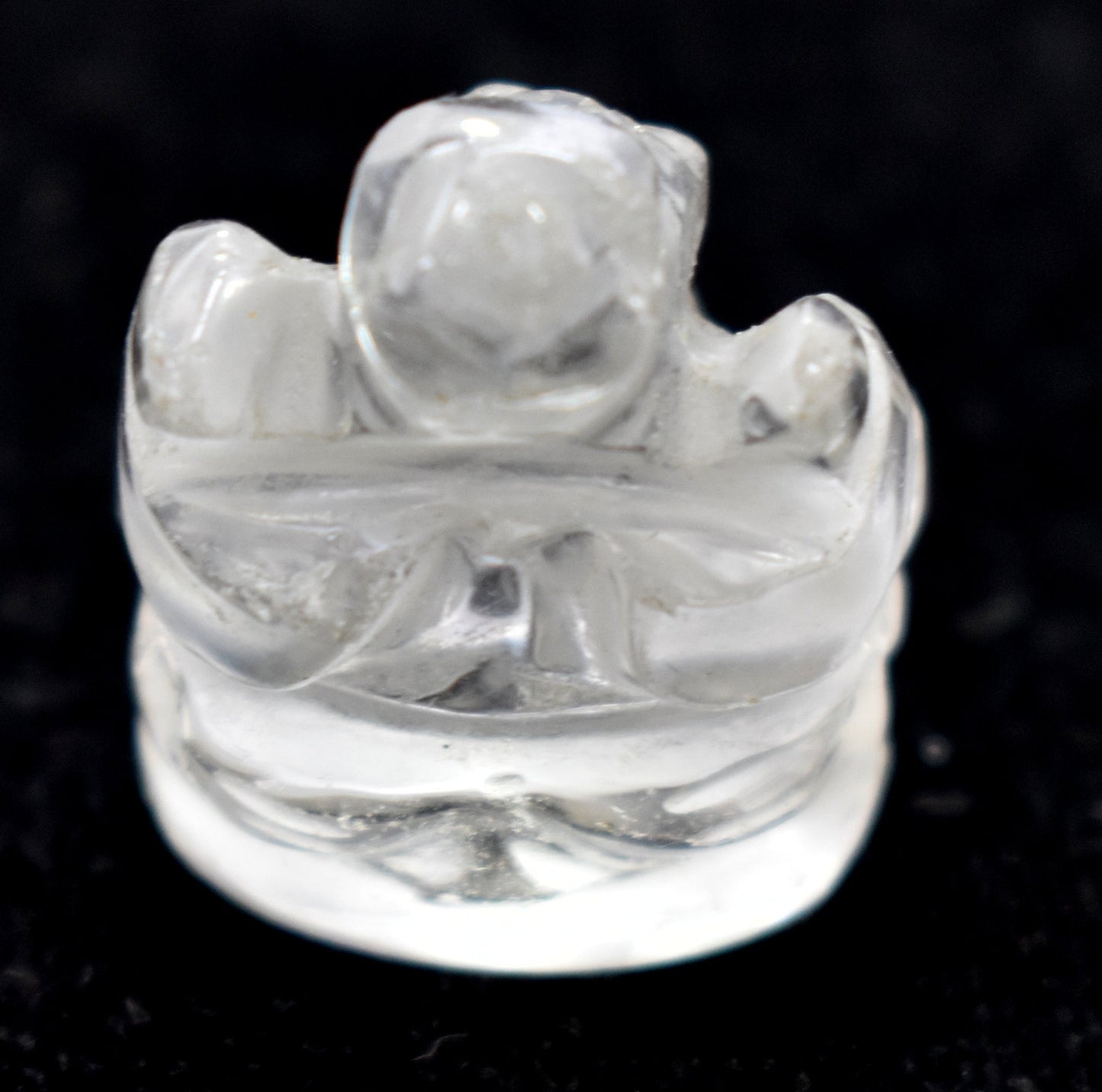 Crystal Ganesh - Lord Ganesh Statue, Crystal Carving, {15.00 Gram}