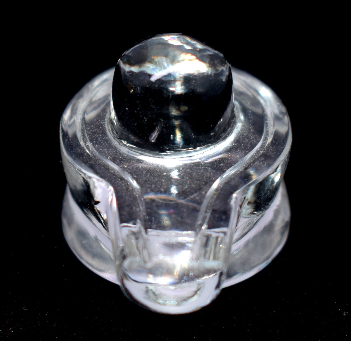 Natural Crystal Shivling | Handcrafted Shivling | Hindu Artifact | Crystal Shivling for Puja |