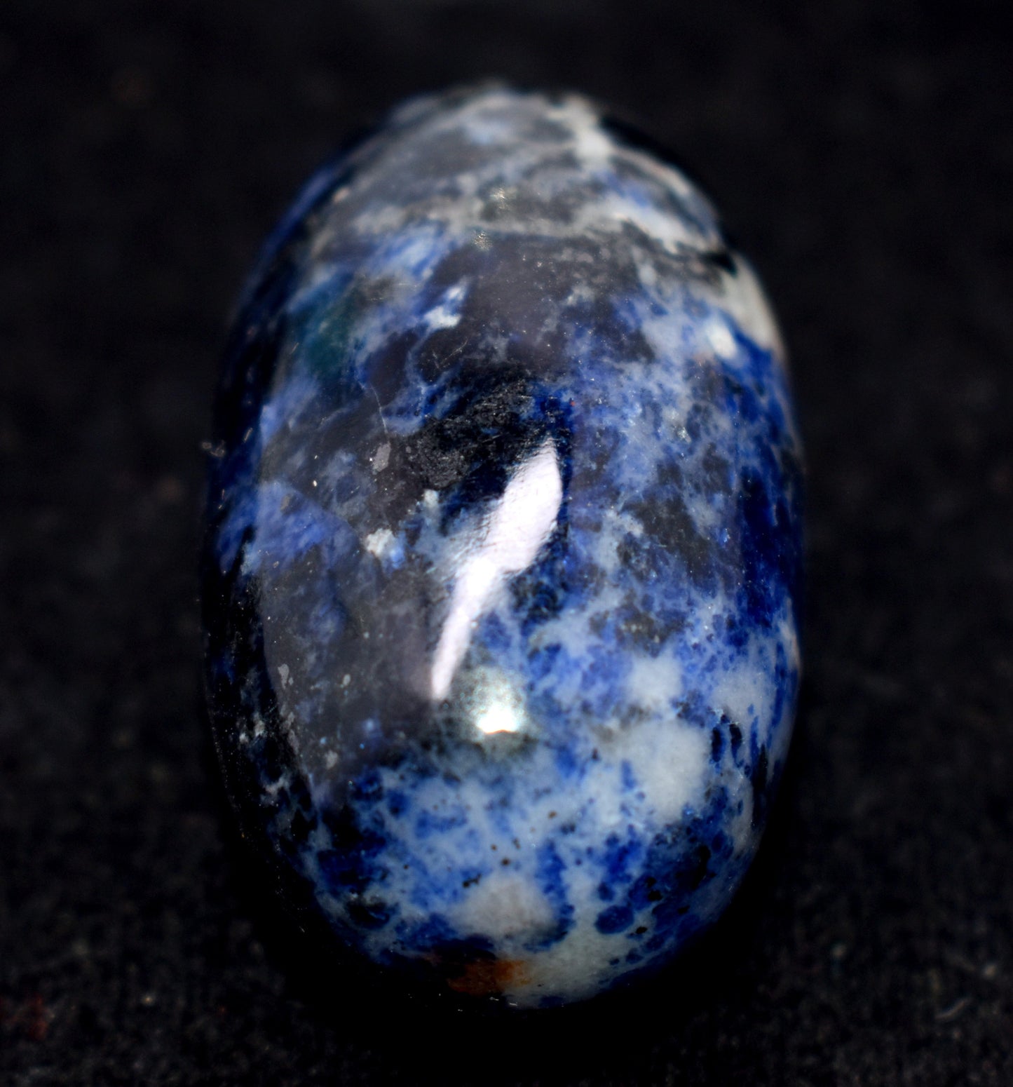 Blue Sodalite Stone Metaphysical Crystals Lingam, {58.30 Gram},