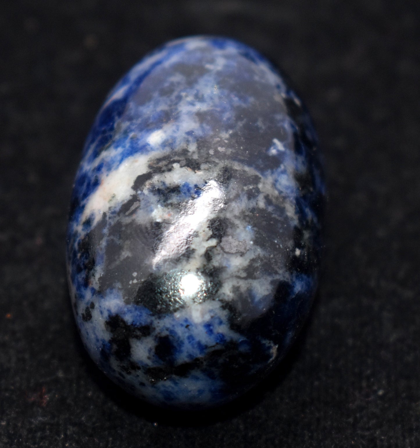 Blue Sodalite Stone Metaphysical Crystals Lingam, {58.30 Gram},