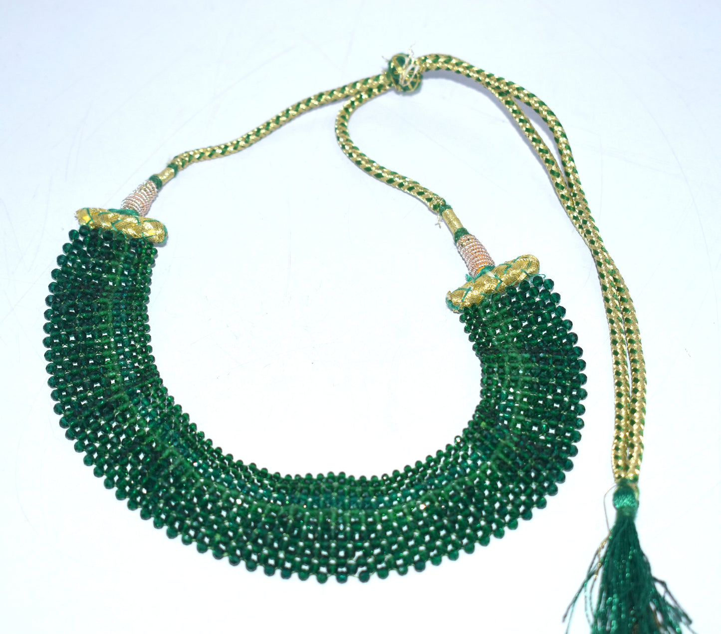 Beautiful Green Hydro Glass Necklace