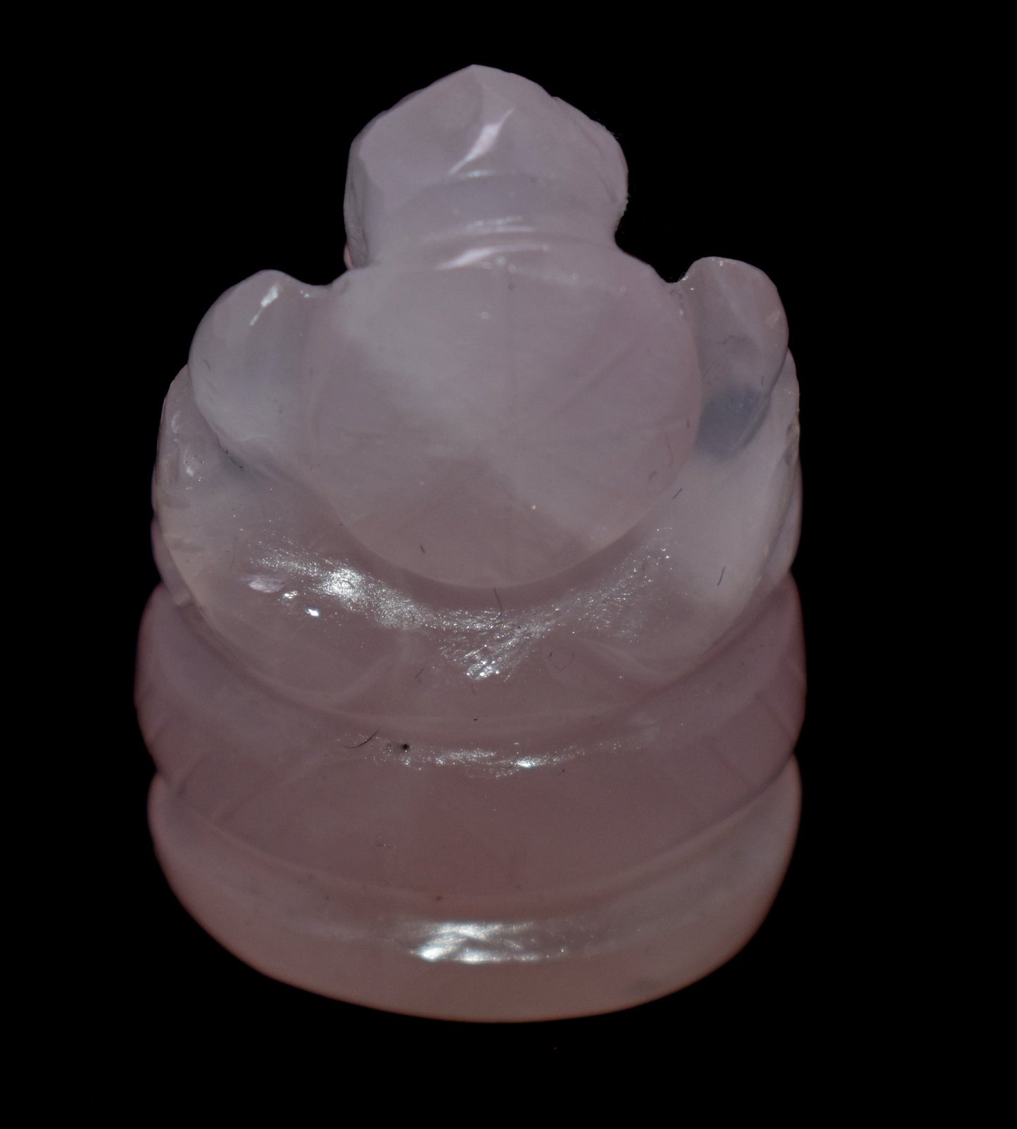 Rose Quartz Gemstone Ganesh, Spiritual Home Decor, Crystals Figurine, Positive Energy,