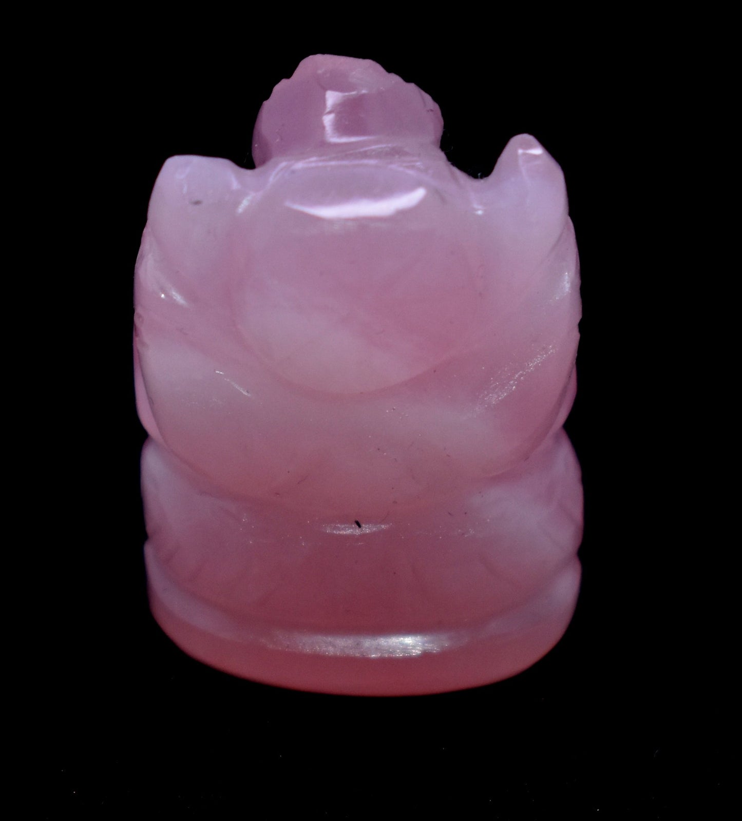 Rose Quartz Gemstone Ganesh, Spiritual Home Decor, Crystals Figurine, Positive Energy,