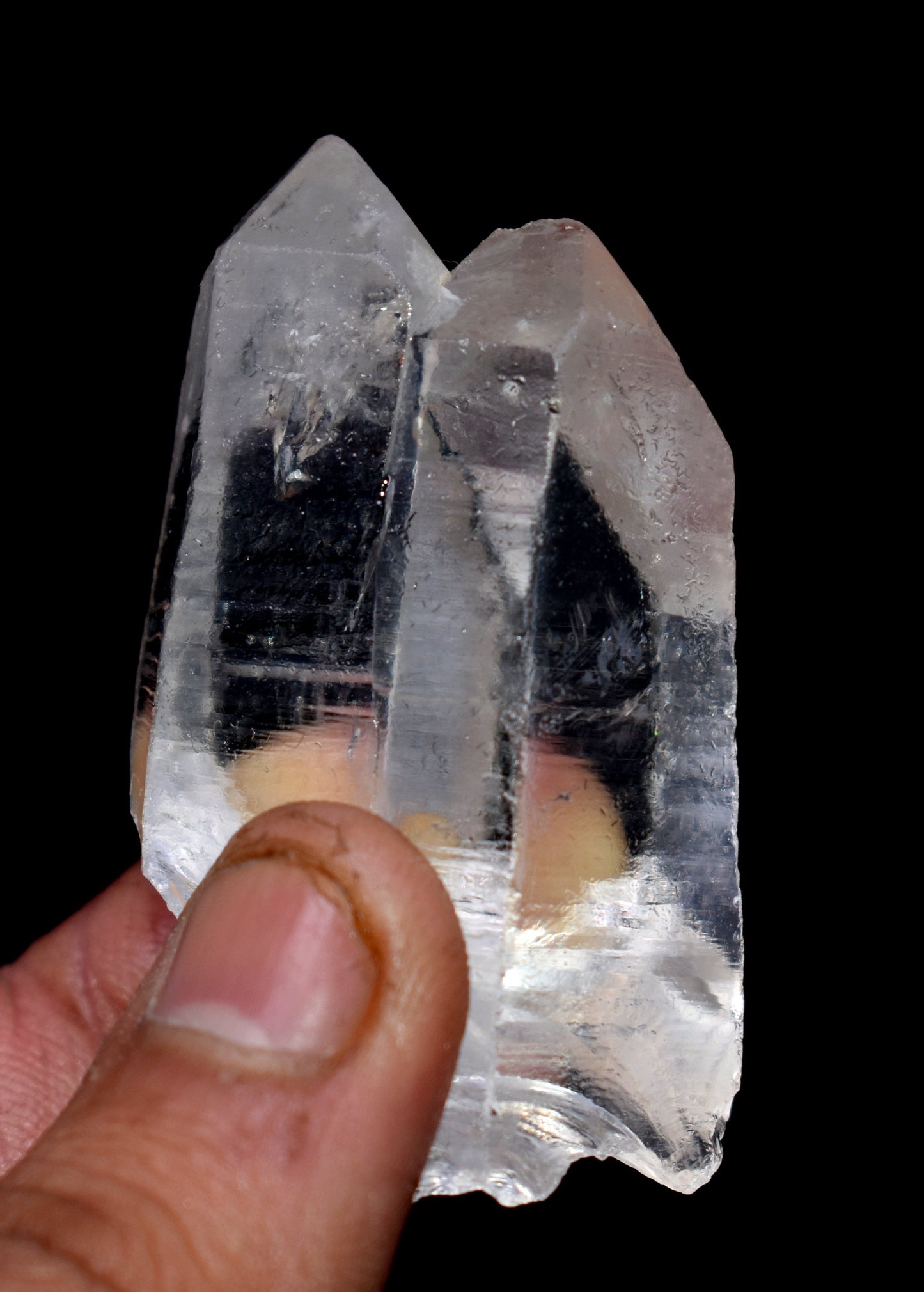 Tantric Twin Crystal Quartz Point, Reiki Energy Spiritual