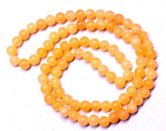 Natural Yellow Calcite Bead Mala