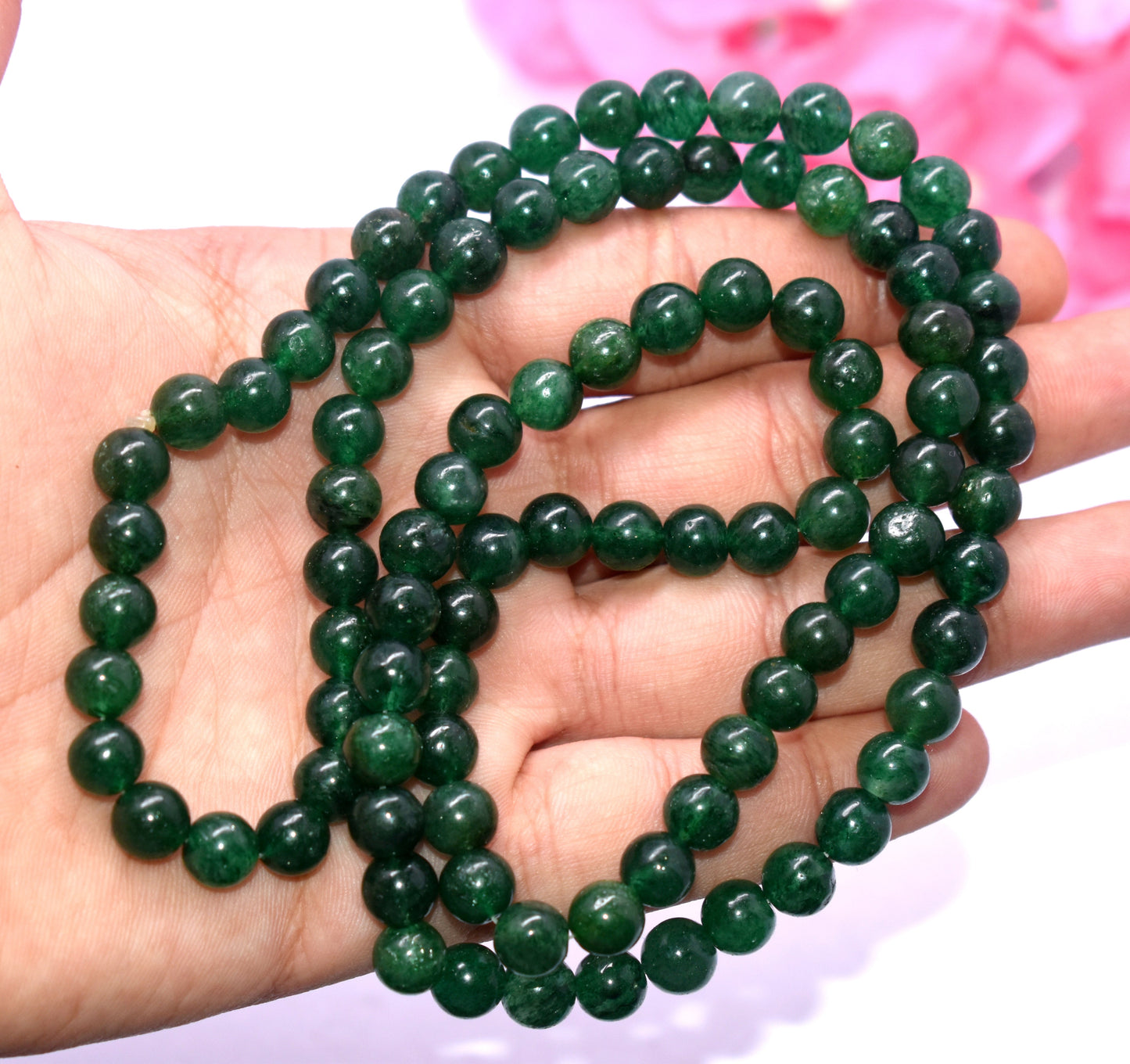 Green Aventurine Bead Mala