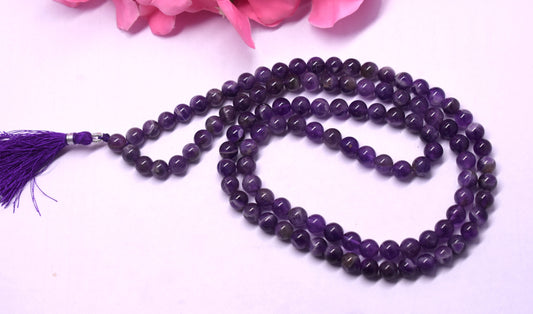 Amethyst Bead Mala