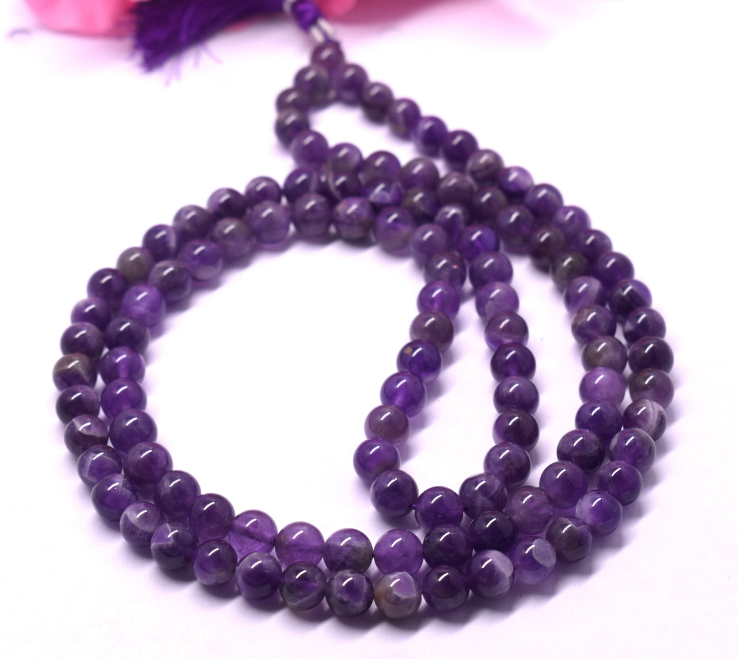 Amethyst Bead Mala