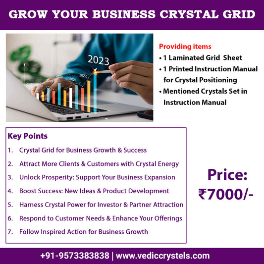 Grow Your Business Crystal Grid