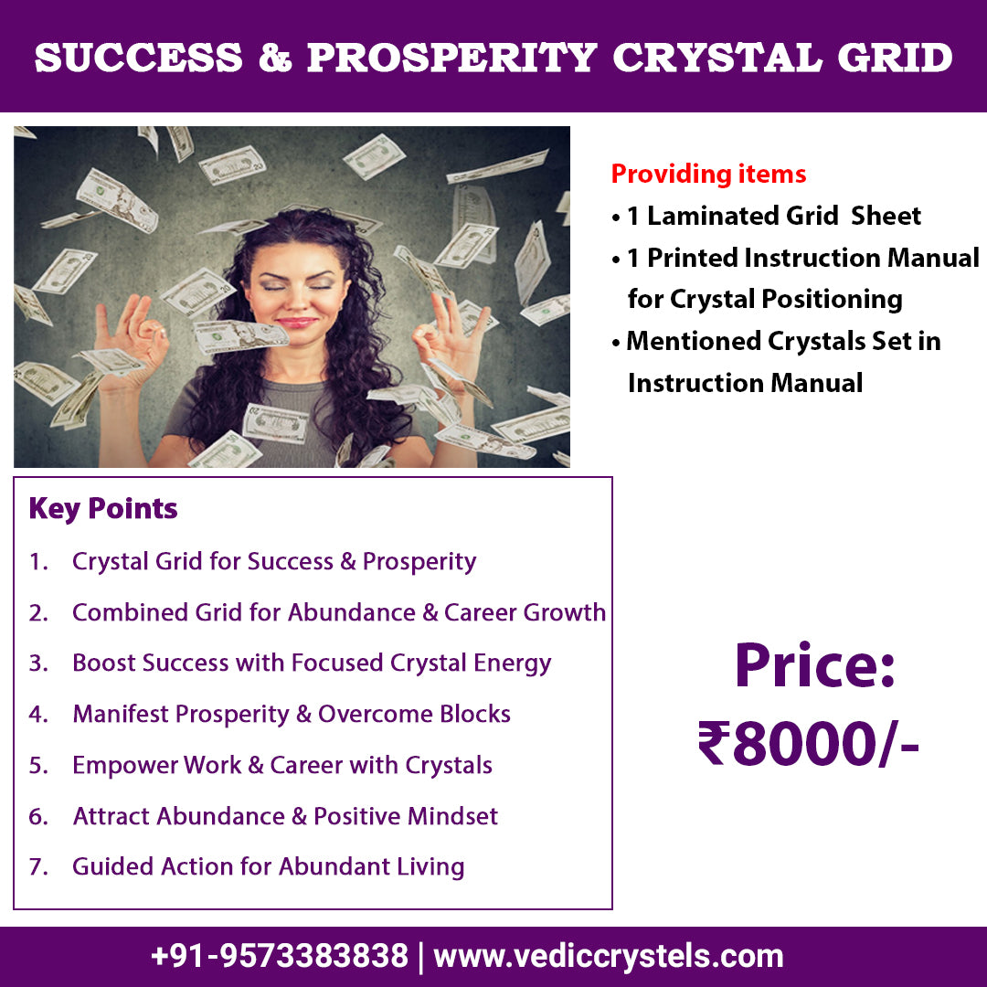 Success & Prosperity Crystal Grid