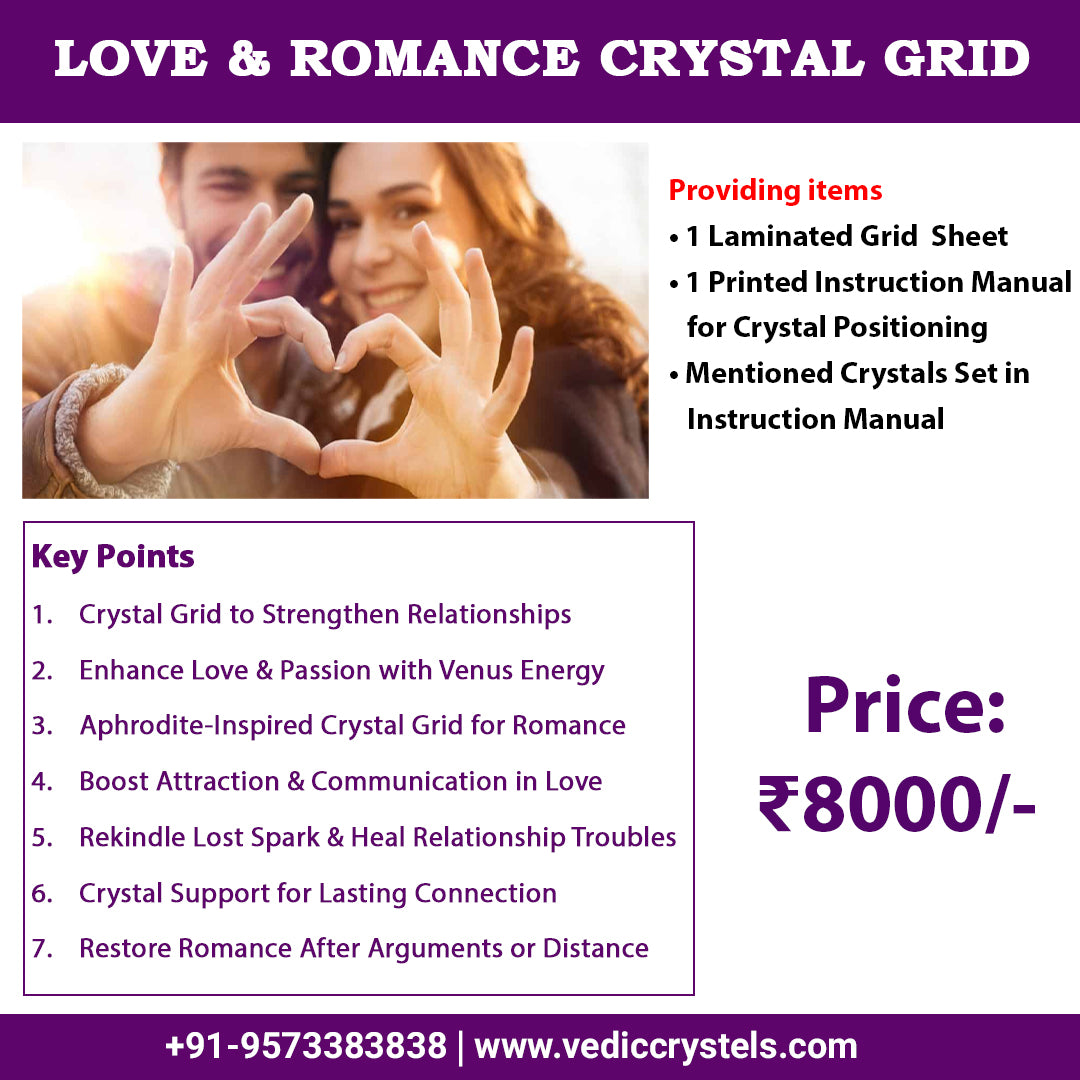 Love & Romance Crystal Grid