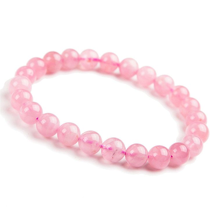 Rose Quartz Beaded Bracelet