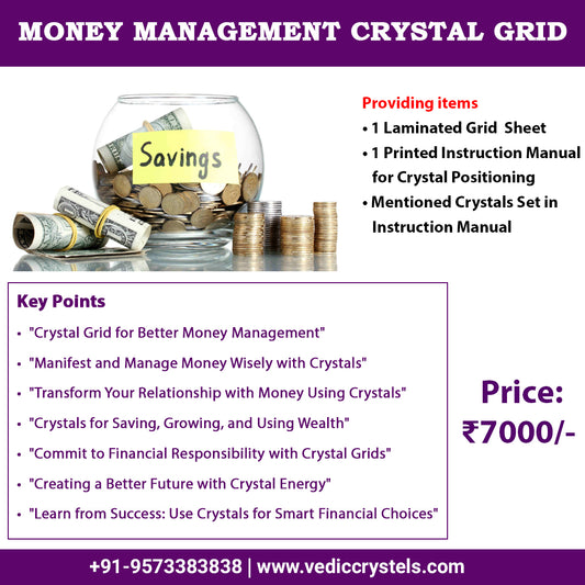 Money Management Crystal Grid