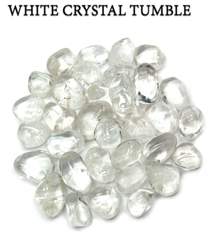 Large Clear Quartz tumble stones ~ chakra crystals~ polished Clear Quartz crystal tumble stones