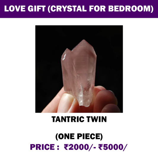 Love Gift (Crystal for Bedroom) | Tantric Twin Crystal