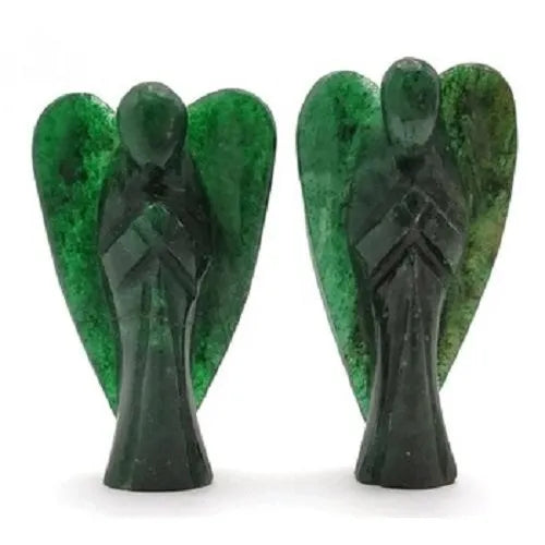 Beautiful Green Aventurine Angel 2'' inche