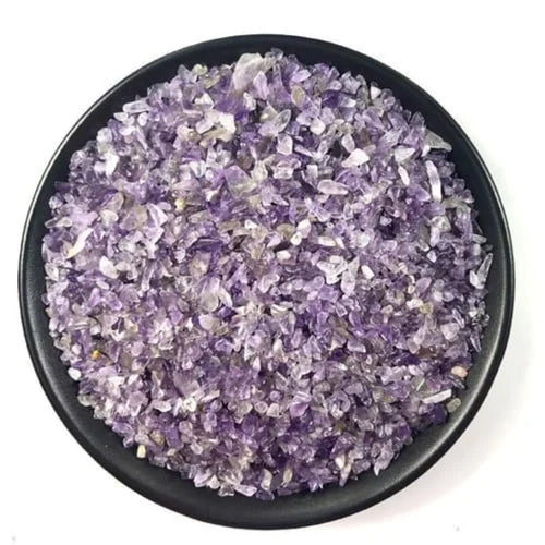 Raw Amethyst Loose Gemstone Un Cut Chips, {1.00 KG}